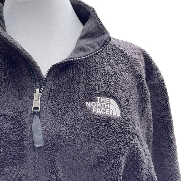 The North Face Osito Black Fuzzy Fleece Full-Zip Teddy Jacket -Women's Large - Picture 14 of 14